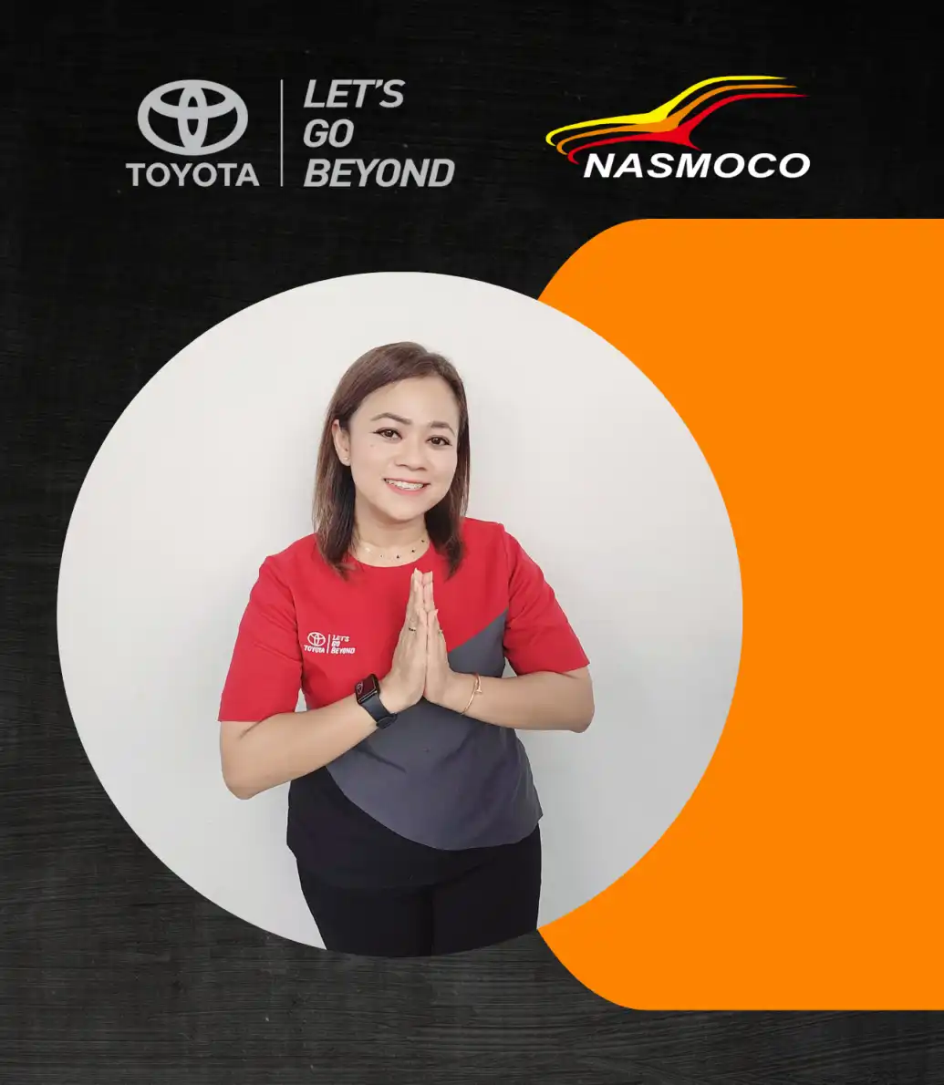 Sales pose round corner